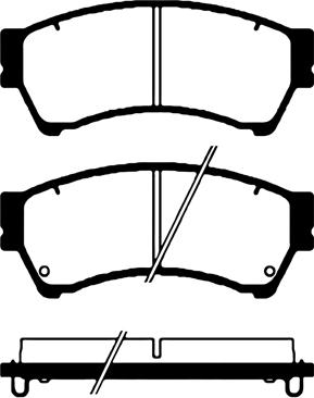 Metzger 119602 - Brake Pad Set, disc brake autospares.lv