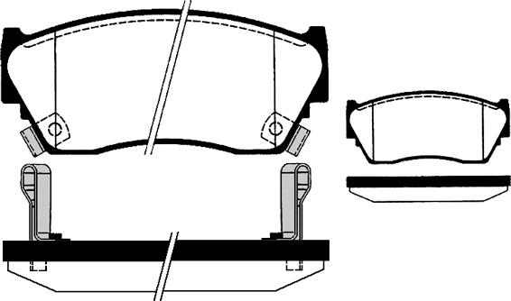 Raicam RA.0498.0 - Brake Pad Set, disc brake autospares.lv