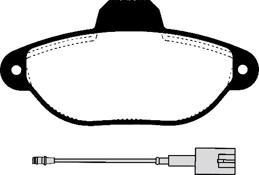 FIT FP0305 - Brake Pad Set, disc brake autospares.lv