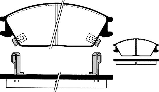 Raicam RA.0457.1 - Brake Pad Set, disc brake autospares.lv