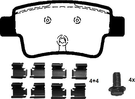 Raicam RA.0419.0K1 - Brake Pad Set, disc brake autospares.lv