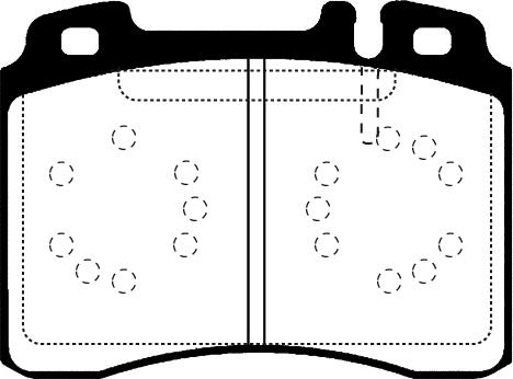 Mercedes-Benz (BBDC) 14209420 - Brake Pad Set, disc brake autospares.lv