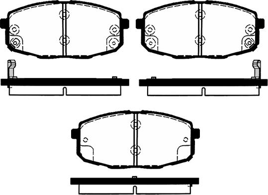 Raicam RA.0487.0 - Brake Pad Set, disc brake autospares.lv