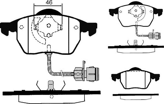 Raicam RA.0429.0 - Brake Pad Set, disc brake autospares.lv