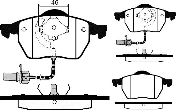 Raicam RA.0429.2 - Brake Pad Set, disc brake autospares.lv