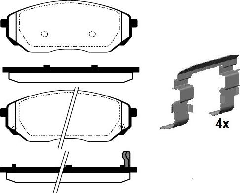 Raicam RA.0420.0K1 - Brake Pad Set, disc brake autospares.lv