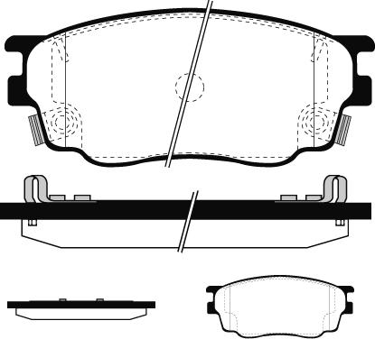 Raicam RA.0474.0 - Brake Pad Set, disc brake autospares.lv