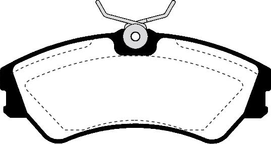 HELLA T5048 - Brake Pad Set, disc brake autospares.lv