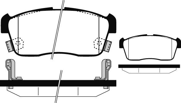 Raicam RA.0506.1 - Brake Pad Set, disc brake autospares.lv