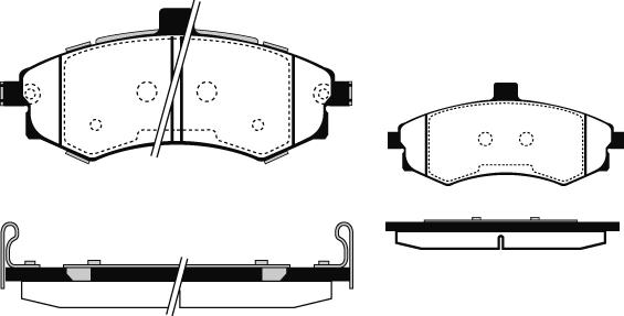 Raicam RA.0503.0 - Brake Pad Set, disc brake autospares.lv