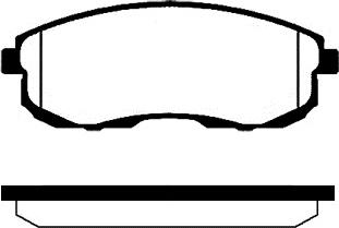 BENDIX 511504 - Brake Pad Set, disc brake autospares.lv