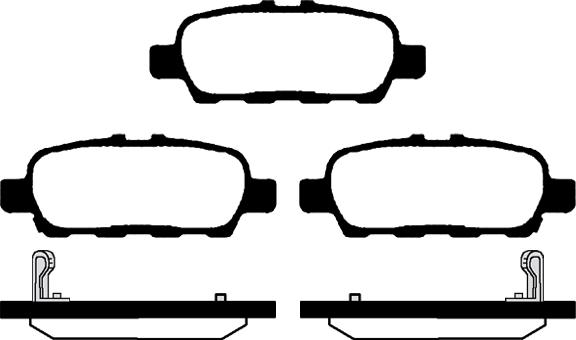 Magneti Marelli 600000100100 - Brake Pad Set, disc brake autospares.lv