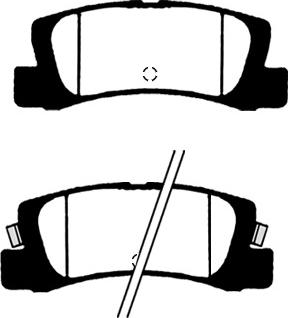 Ashuki 1083-3002 - Brake Pad Set, disc brake autospares.lv