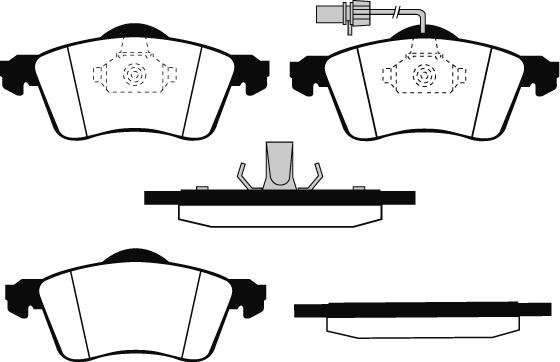 Raicam RA.0669.1 - Brake Pad Set, disc brake autospares.lv