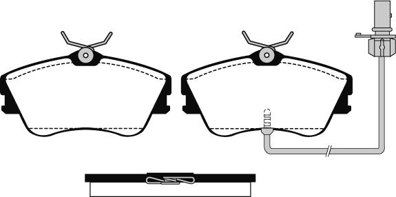 Raicam RA.0668.1 - Brake Pad Set, disc brake autospares.lv