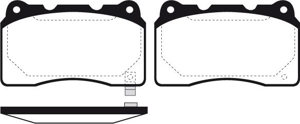 Raicam RA.0604.9 - Brake Pad Set, disc brake autospares.lv