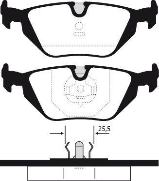 Raicam RA.0606.0 - Brake Pad Set, disc brake autospares.lv