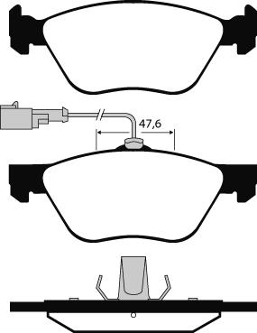 Raicam RA.0615.0 - Brake Pad Set, disc brake autospares.lv