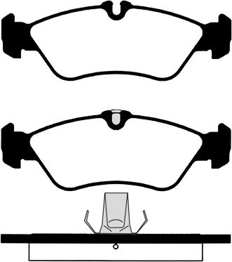 BRAYMANN BBP0212 - Brake Pad Set, disc brake autospares.lv