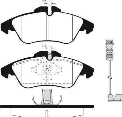 Raicam RA.0627.1 - Brake Pad Set, disc brake autospares.lv