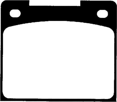 MOPROD MDP0533 - Brake Pad Set, disc brake autospares.lv