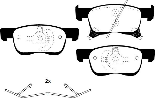 Raicam RA.0120.0K1 - Brake Pad Set, disc brake autospares.lv