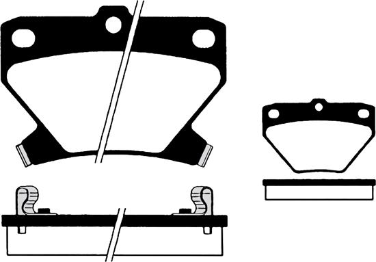 Raicam RA.0804.0 - Brake Pad Set, disc brake autospares.lv