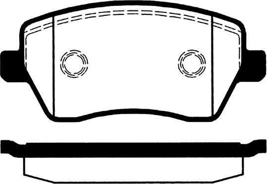 RENAULT 41060AX61A - Brake Pad Set, disc brake autospares.lv