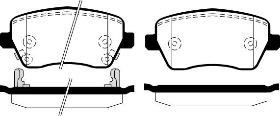 Raicam RA.0805.3 - Brake Pad Set, disc brake autospares.lv