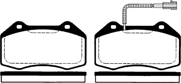 Raicam RA.0801.1 - Brake Pad Set, disc brake autospares.lv