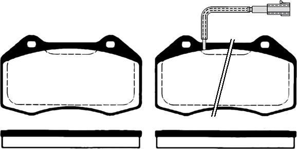 Raicam RA.0801.2 - Brake Pad Set, disc brake autospares.lv