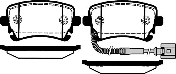 Raicam RA.0819.2 - Brake Pad Set, disc brake autospares.lv