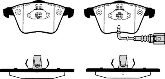 Raicam RA.0824.5 - Brake Pad Set, disc brake autospares.lv