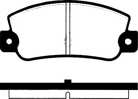 BENDIX 571474B - Brake Pad Set, disc brake autospares.lv