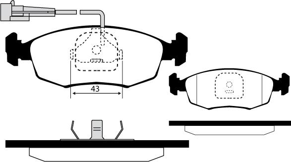 Raicam RA.0318.6 - Brake Pad Set, disc brake autospares.lv