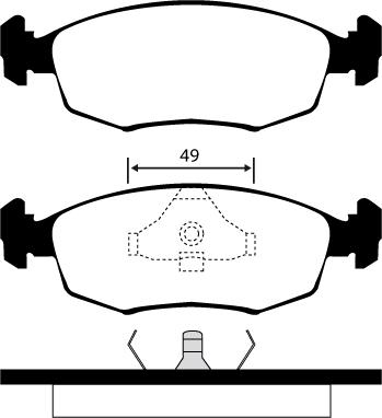 Raicam RA.0318.1 - Brake Pad Set, disc brake autospares.lv