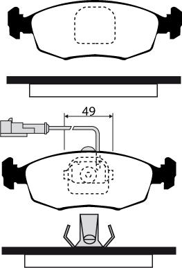 Raicam RA.0318.3 - Brake Pad Set, disc brake autospares.lv