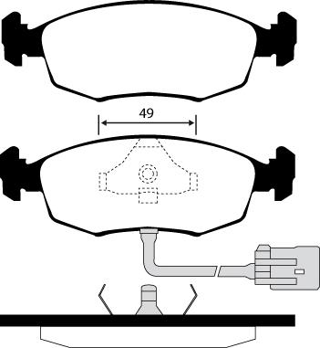 Raicam RA.0318.2 - Brake Pad Set, disc brake autospares.lv