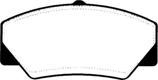 Remsa BPM0206.00 - Brake Pad Set, disc brake autospares.lv