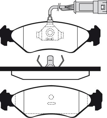 Raicam RA.0384.1 - Brake Pad Set, disc brake autospares.lv