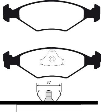 Raicam RA.0331.1 - Brake Pad Set, disc brake autospares.lv