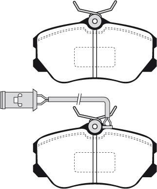 Ferodo FDB0651 - Brake Pad Set, disc brake autospares.lv