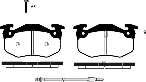 Raicam RA.0257.4 - Brake Pad Set, disc brake autospares.lv