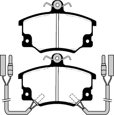 TRIPLE FIVE ABP3301 - Brake Pad Set, disc brake autospares.lv