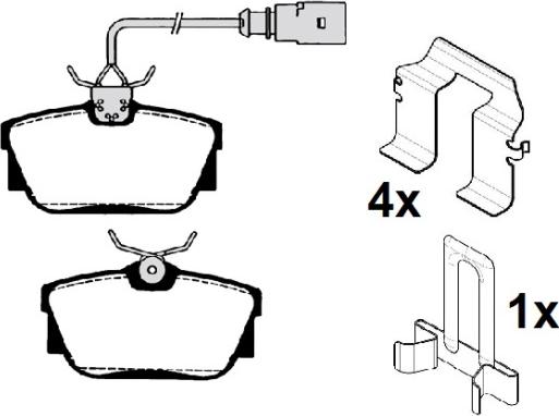 Raicam RA.0793.2K1 - Brake Pad Set, disc brake autospares.lv