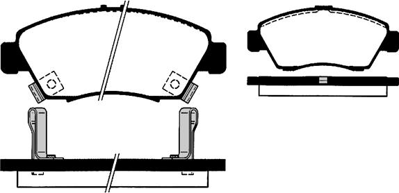 Raicam RA.0748.0 - Brake Pad Set, disc brake autospares.lv