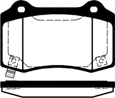 Raicam RA.0752.8 - Brake Pad Set, disc brake autospares.lv