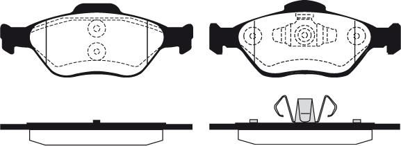 Raicam RA.0708.0 - Brake Pad Set, disc brake autospares.lv