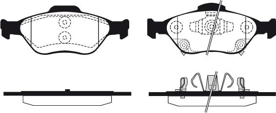 Raicam RA.0708.1 - Brake Pad Set, disc brake autospares.lv