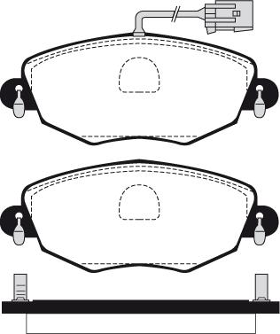 Raicam RA.0711.0 - Brake Pad Set, disc brake autospares.lv